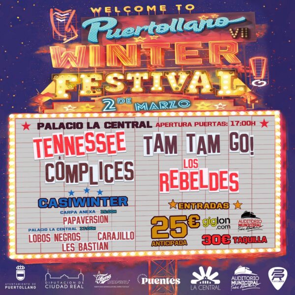 Arranque del VII Winter Festival a las 8 PM con la Actuación Estelar de ‘Los Rebeldes’