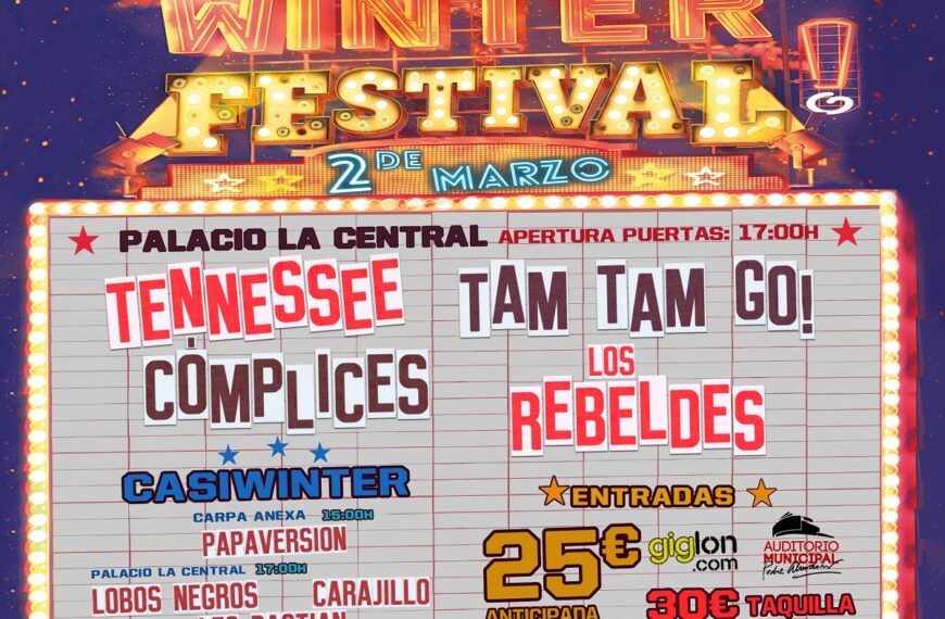 Arranque del VII Winter Festival a las 8 PM con la Actuación Estelar de ‘Los Rebeldes’