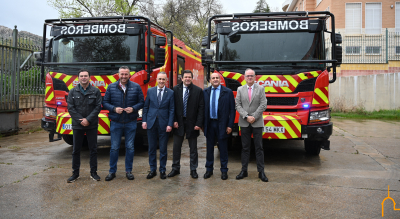 Diputación de Ciudad Real refuerza Emergencias con la incorporación de dos nuevas bombas nodrizas pesadas
