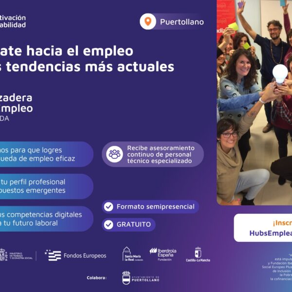 El Gobierno regional recuerda que sigue abierta la inscripción para la nueva Lanzadera de Empleo de Puertollano, que comienza en abril