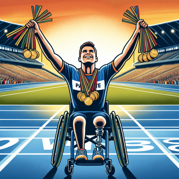 El atleta paralímpico de Puertollano triunfa con ocho medallas en el Campeonato Nacional FEDDI de Atletismo