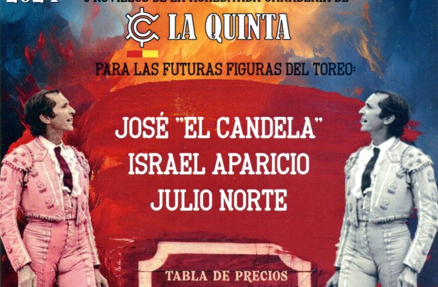 Adquiere tus entradas para la novillada del 1 de mayo en el kiosco del Paseo