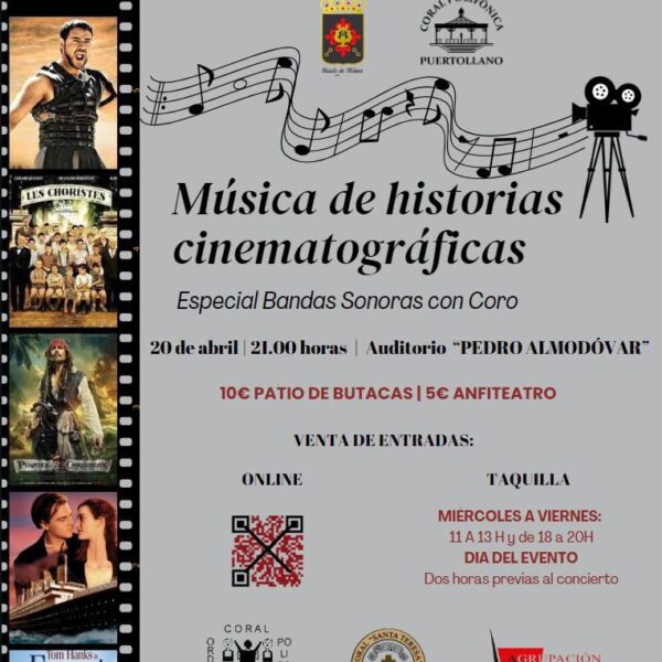 Épica fusión musical: La Banda de Almagro y la Coral Polifónica de Puertollano presentan sus mejores bandas sonoras este sábado