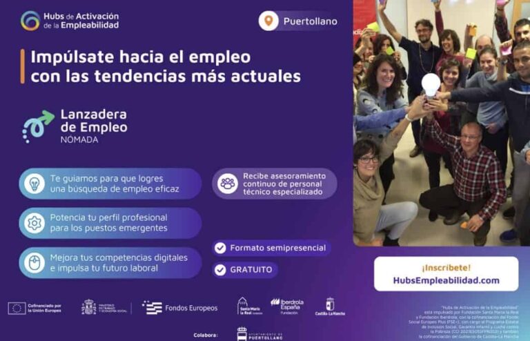 Inscripción Próxima a Cerrar: Aprovecha las Últimas Plazas de la Lanzadera de Empleo Nómada en Puertollano