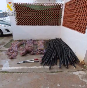 Catorce Arrestados por la Oleada de Hurtos de Cable de Cobre en Puertollano