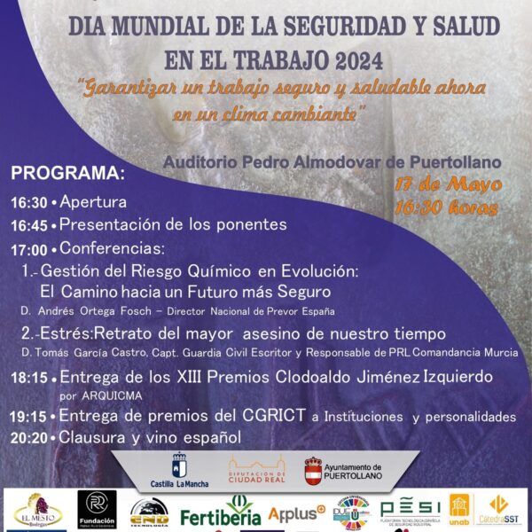 Celebración del Día de la Seguridad y Salud en el Trabajo de Arquicma con Ponencias Distinguidas y Entrega del Premio ‘Clodoaldo Jiménez’