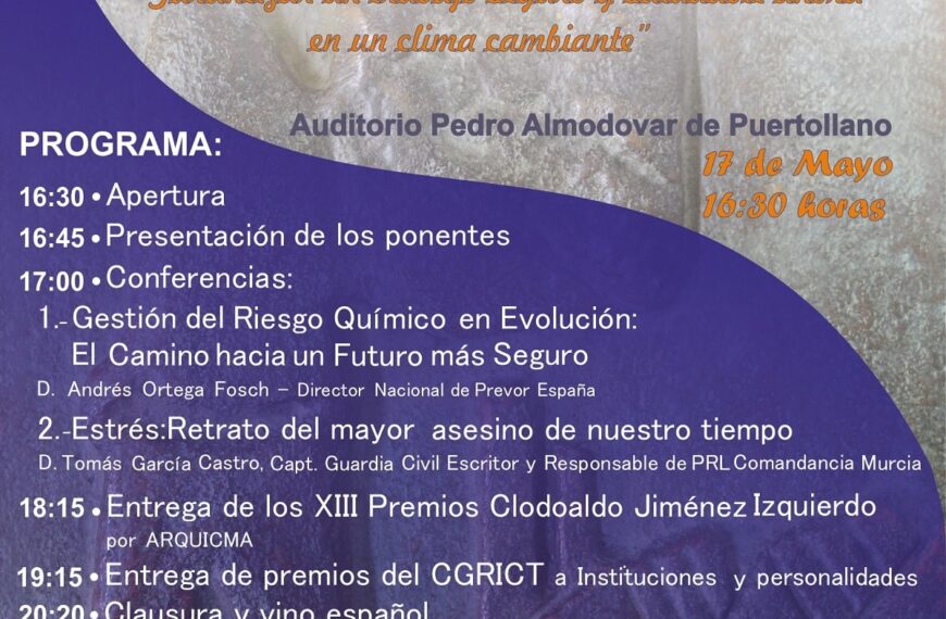 Celebración del Día de la Seguridad y Salud en el Trabajo de Arquicma con Ponencias Distinguidas y Entrega del Premio ‘Clodoaldo Jiménez’