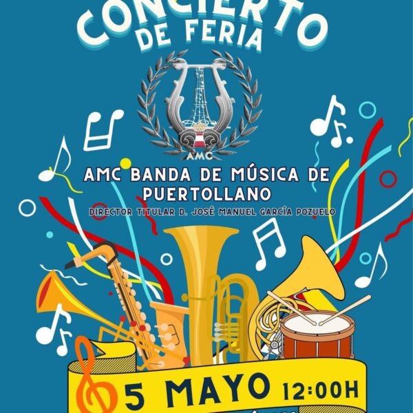 Concierto de Clausura de la AMC Banda de Música en el Paseo de San Gregorio para el Gran Finale de la Feria Cultural