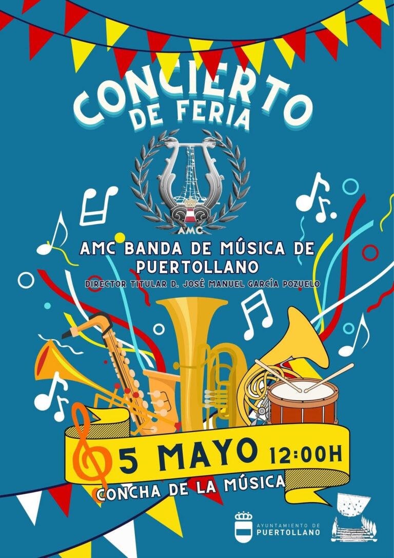 Concierto de Clausura de la AMC Banda de Música en el Paseo de San Gregorio para el Gran Finale de la Feria Cultural