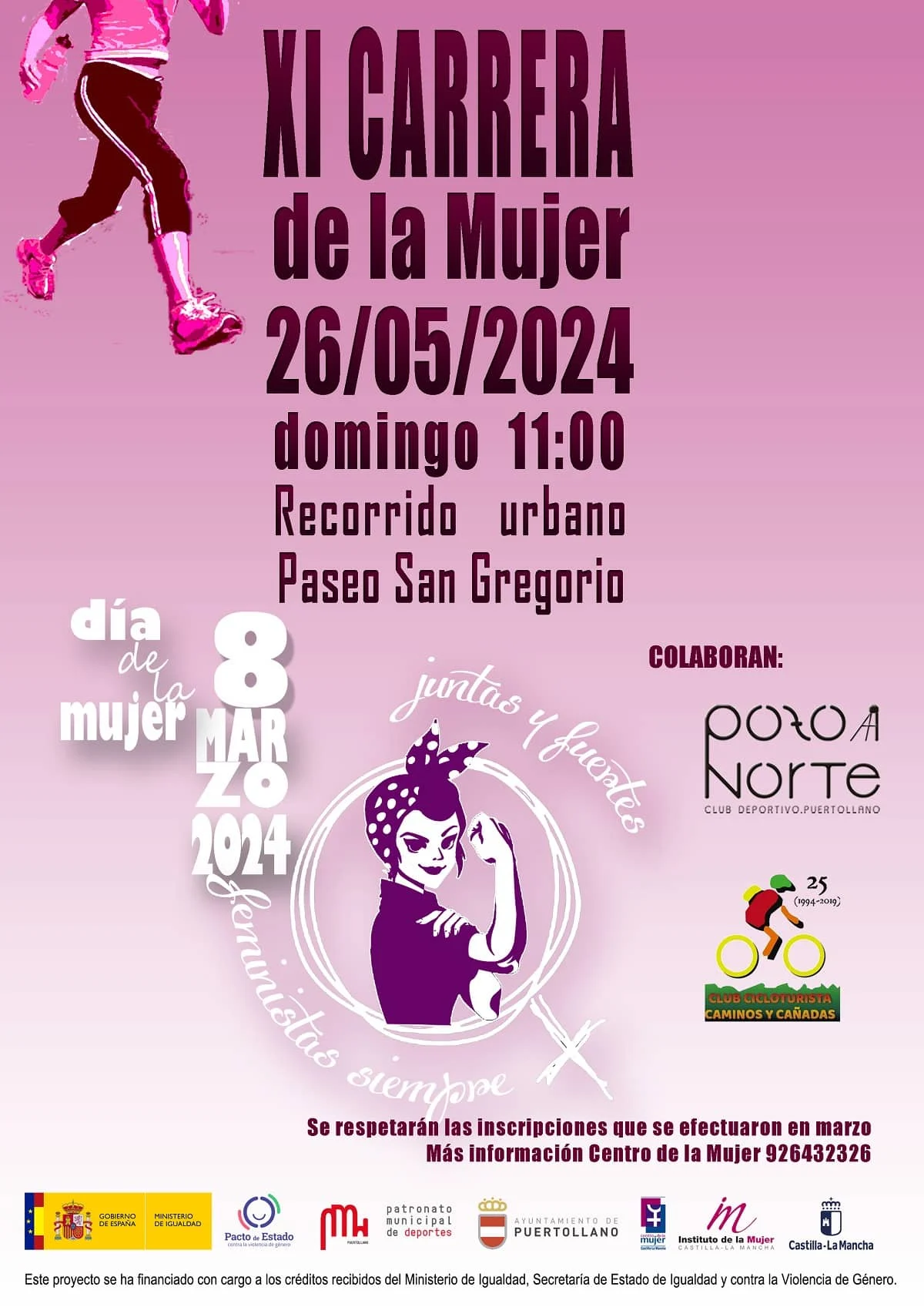 La XI Edición de la Carrera de la Mujer Contará con la Participación de Cerca de Mil Corredoras este Domingo