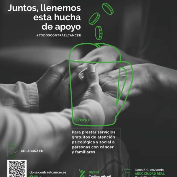 Participa en la Cuestación Anual y Ayuda a Llenar la Hucha de Apoyo con la Asociación Contra el Cáncer