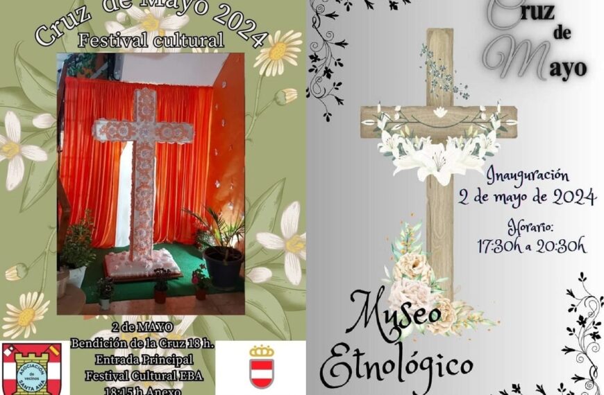 Santa Ana, Museo Etnológico y Cofradía de la Veracruz: Exhibiciones de Cruces de Mayo a Inaugurarse Esta Semana