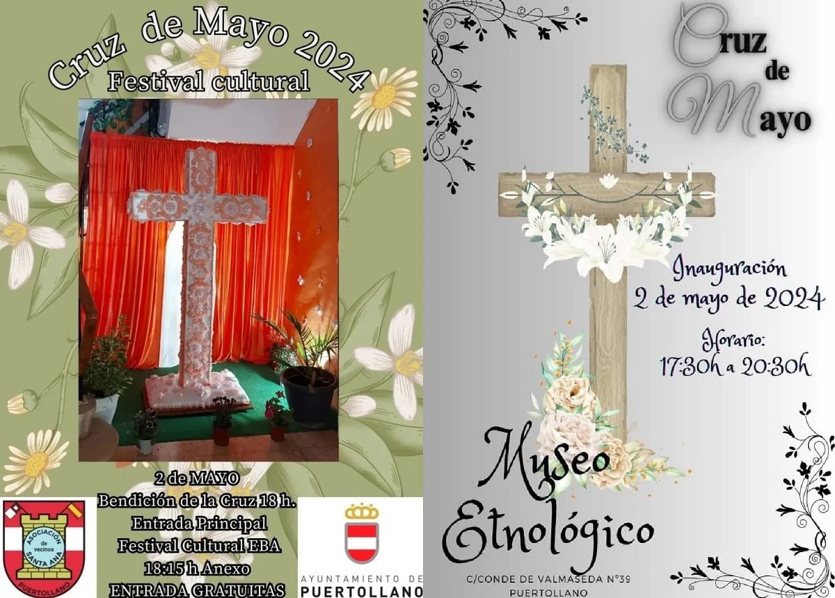 Santa Ana, Museo Etnológico y Cofradía de la Veracruz: Exhibiciones de Cruces de Mayo a Inaugurarse Esta Semana