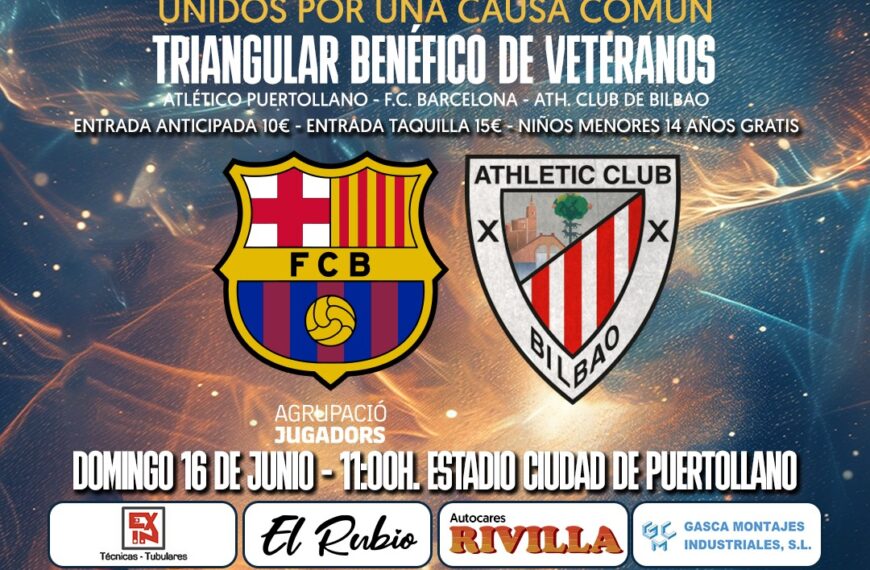 Éxito de ventas en el torneo triangular de leyendas: Barcelona, Athletic y Atlético Puertollano conquistan a la afición con 2,000 entradas agotadas