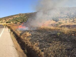Quemas controladas en el cinturón periurbano de Puertollano: medidas de prevención del Gobierno de Castilla-La Mancha