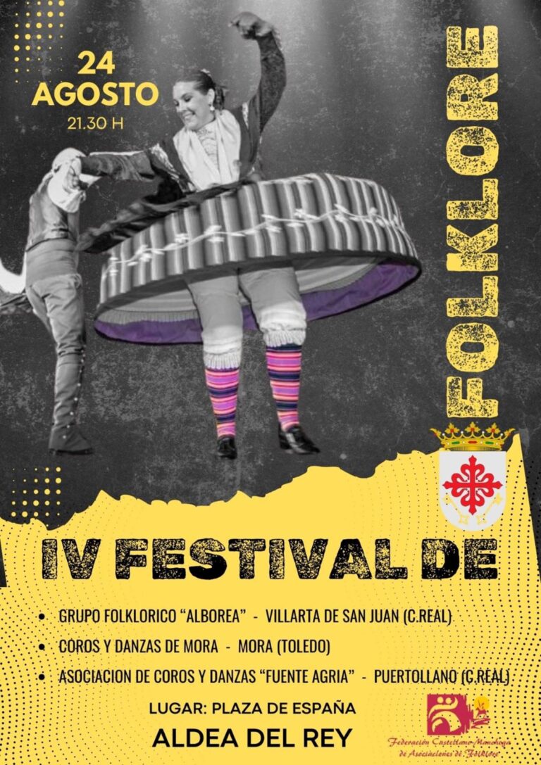 Aldea del Rey pone el broche de oro a la programación cultural veraniega con el IV Festival de Folklore