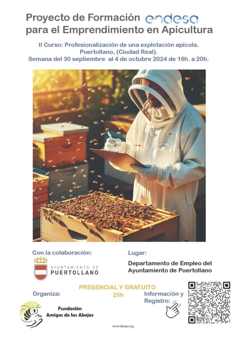 Curso de Profesionalización en Explotación Agrícola Ofrecido por la Fundación Amigos de las Abejas