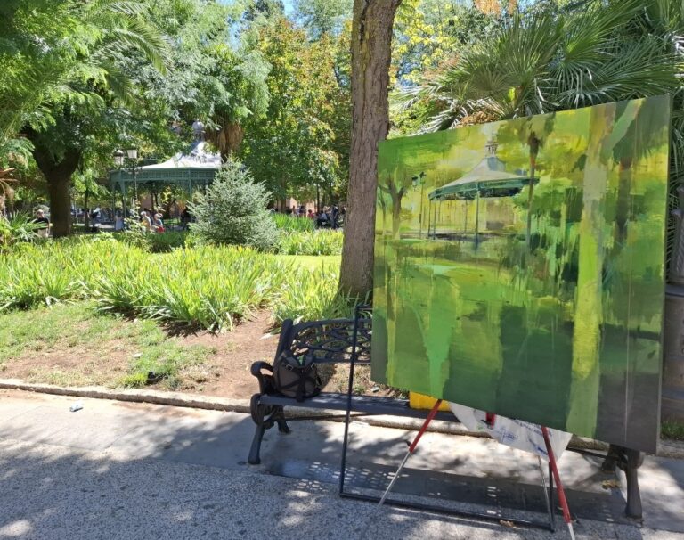Fiesta de colores: Pintores realzan las celebraciones en Puertollano con obras llenas de vida