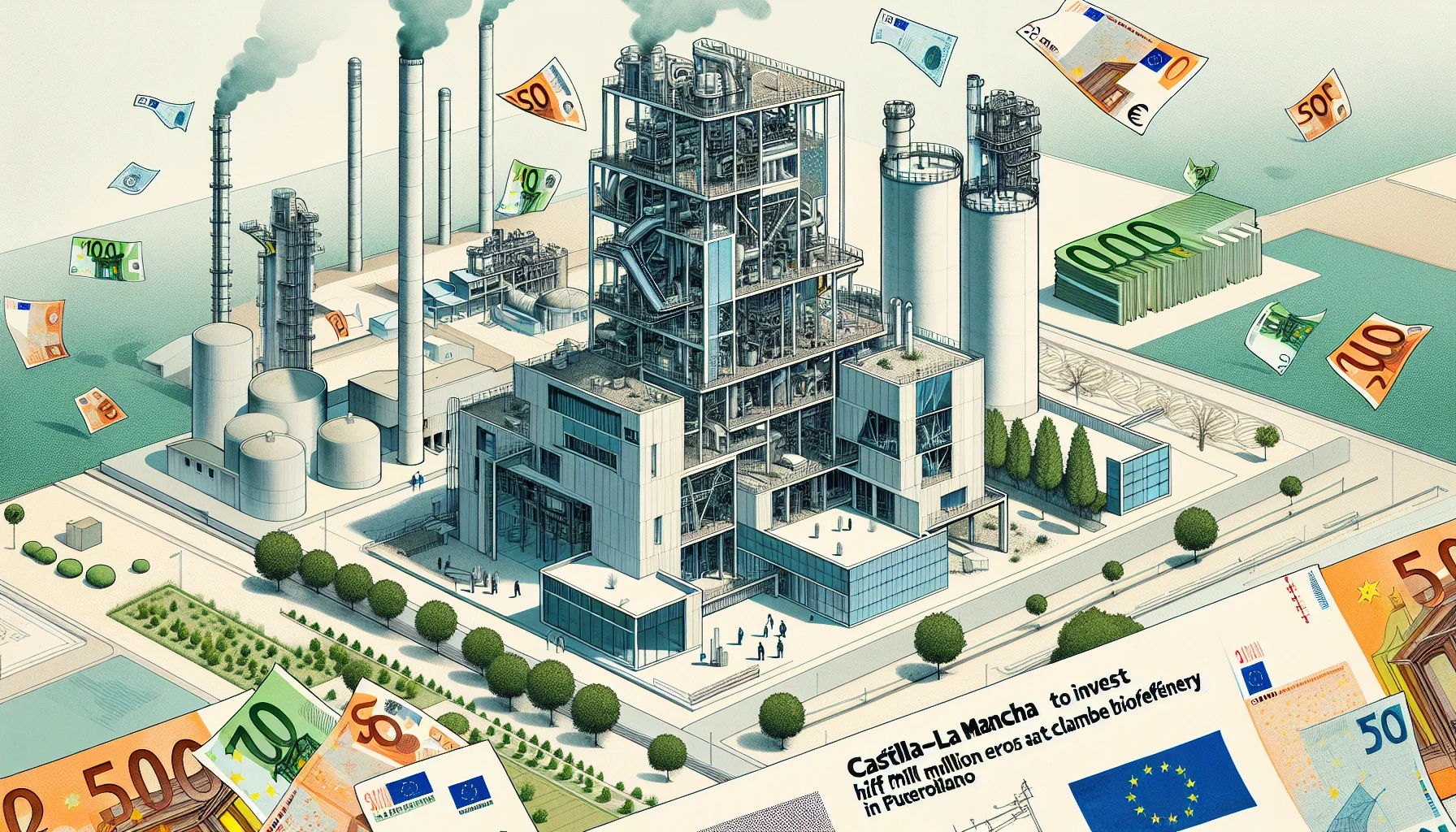 Castilla-La Mancha Invertirá Medio Millón De Euros En Edificio Polivalente En La Biorrefinería Clamber De Puertollano