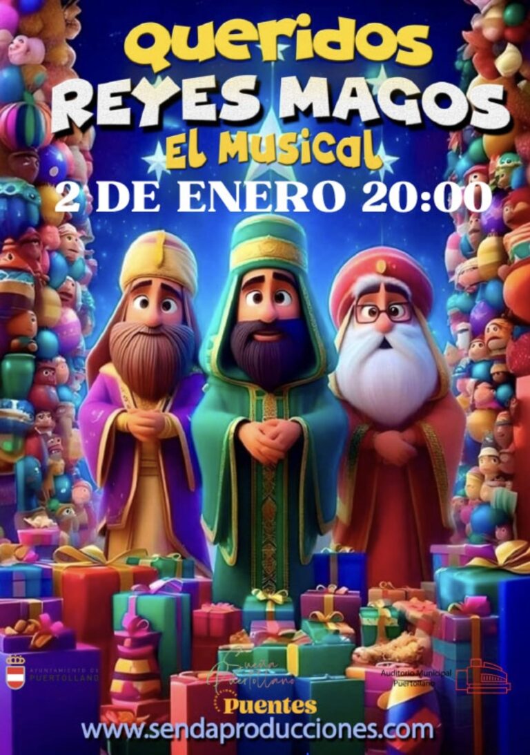 Inicio de Año en el Auditorio con «Querido Reyes Magos, el Musical» el 2 de Enero