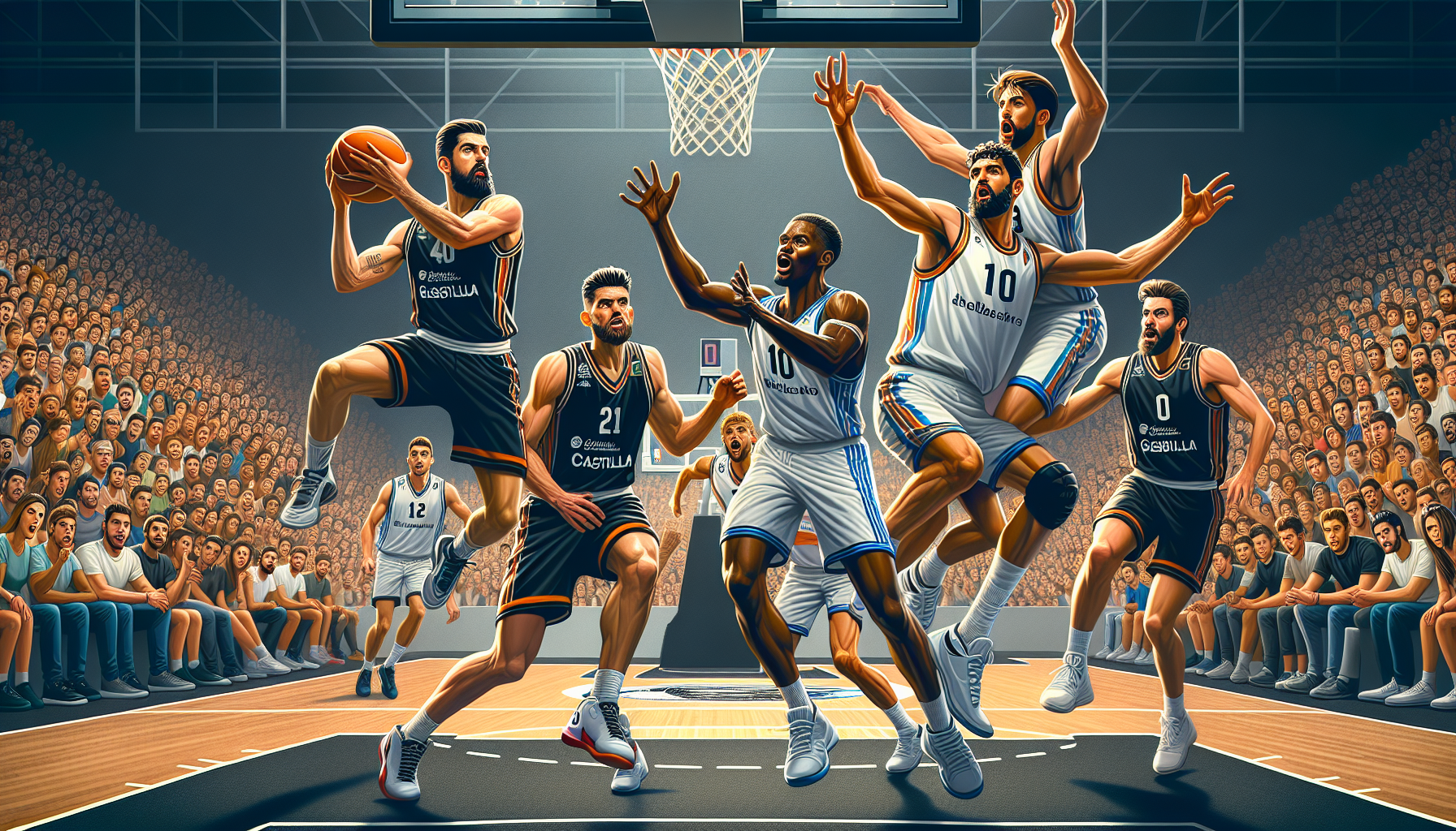 Mejor quinteto de la jornada 13 en la Primera Nacional Masculina de Castilla-La Mancha en baloncesto