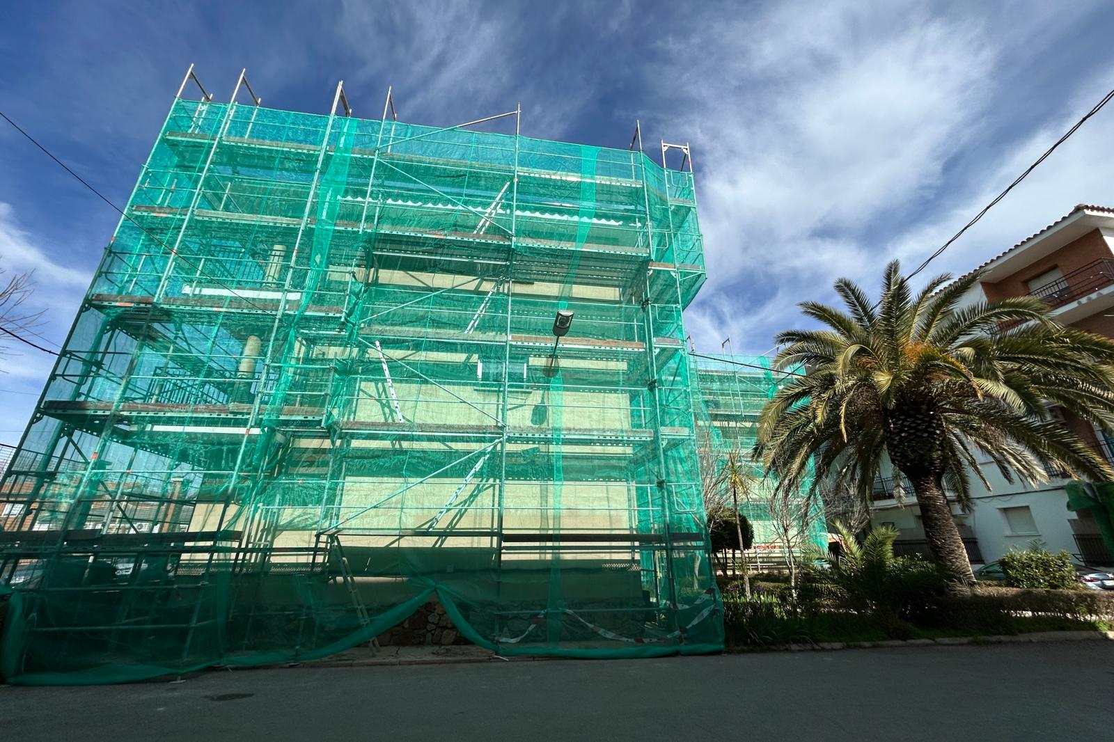 Avance en las obras de modernización del acuartelamiento de la Guardia Civil en Puertollano