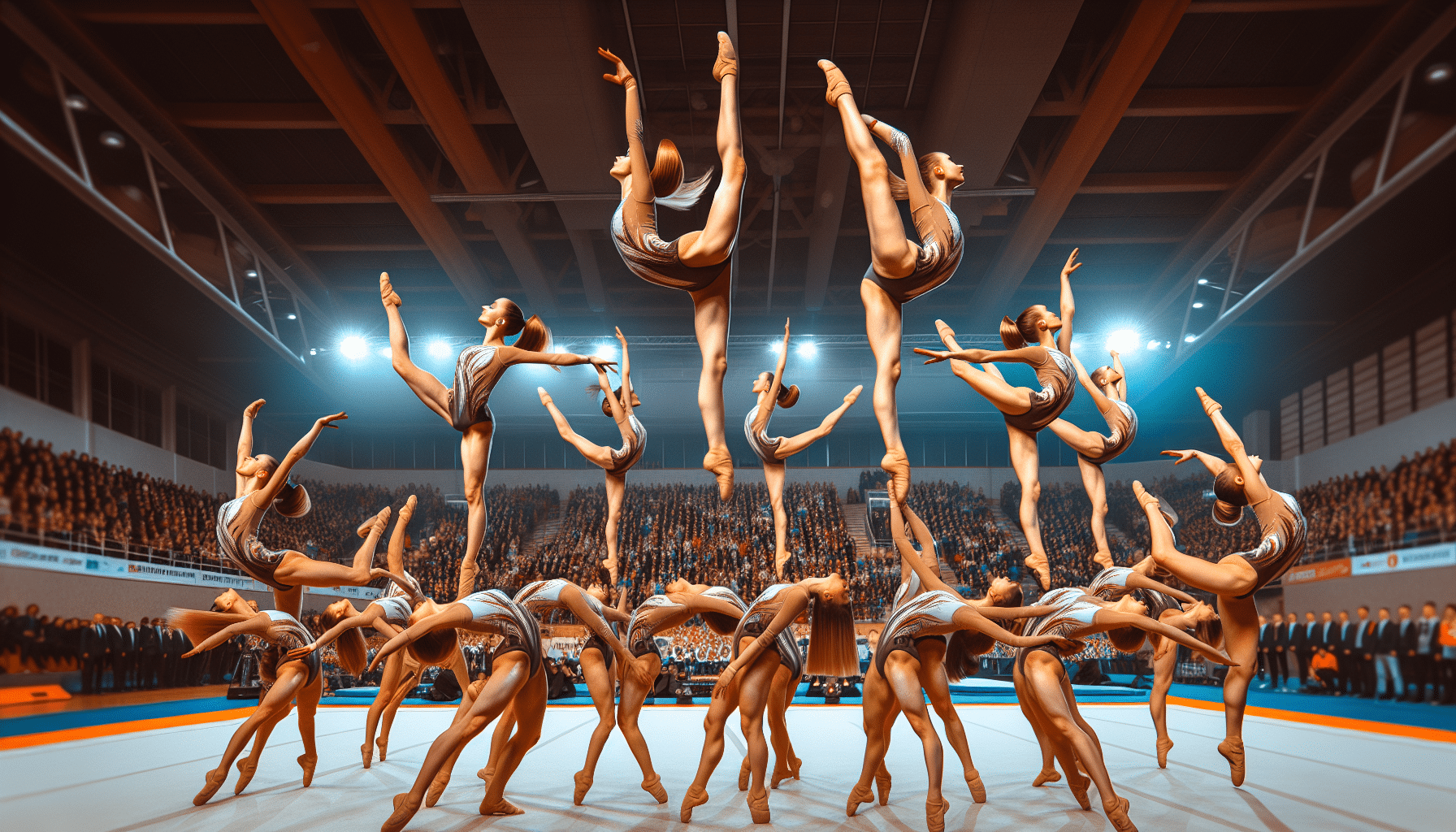 Brillante actuación de las gimnastas del Club Deportivo Aerobics VS 2.0 de Puertollano en Paracuellos