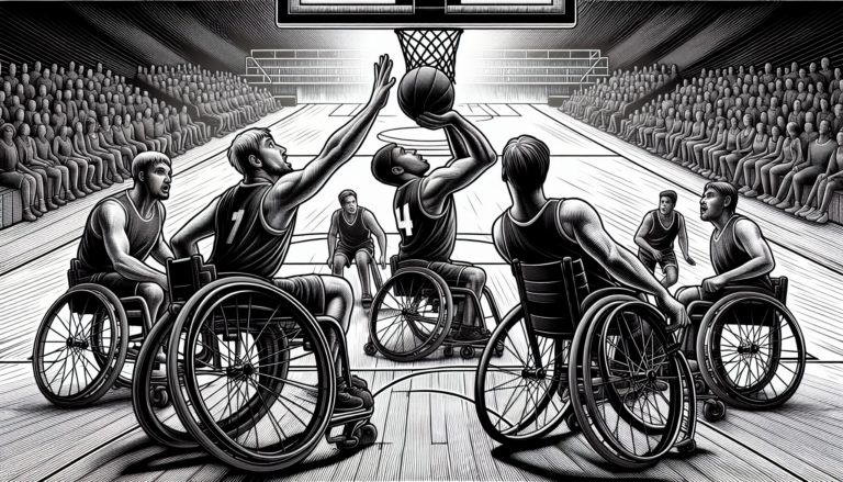 Enfrentamiento en la cancha: AMIAB Albacete contra AMIAB Puertollano en el derbi regional de baloncesto en silla de ruedas