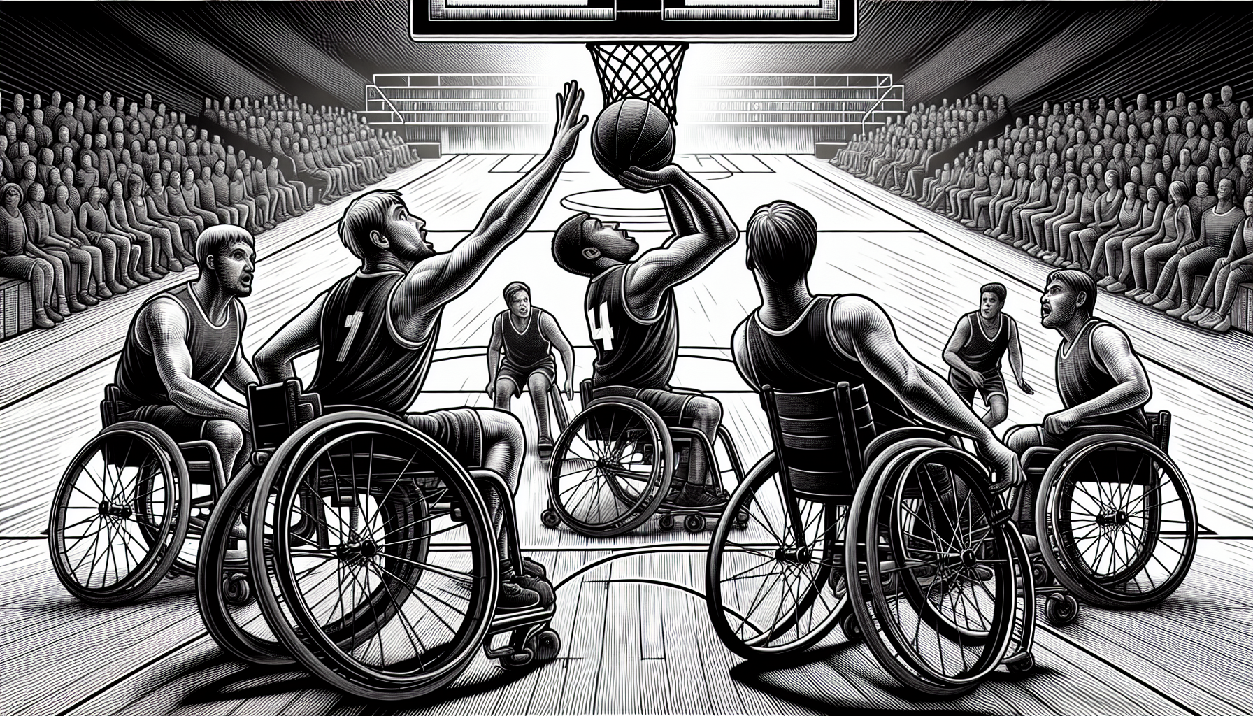 Enfrentamiento en la cancha: AMIAB Albacete contra AMIAB Puertollano en el derbi regional de baloncesto en silla de ruedas