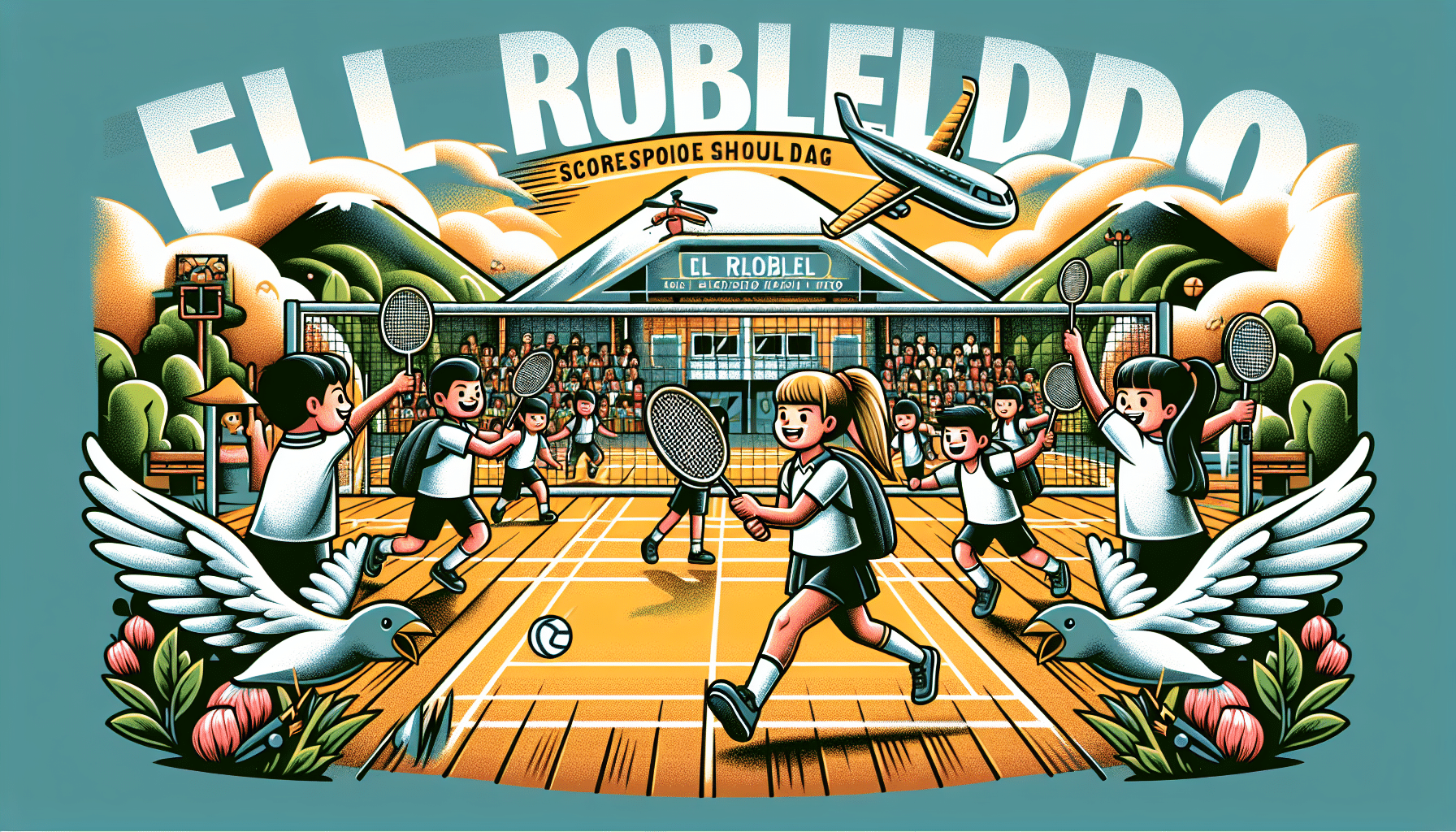 Jornada escolar de bádminton en El Robledo marca el retorno de los encuentros deportivos