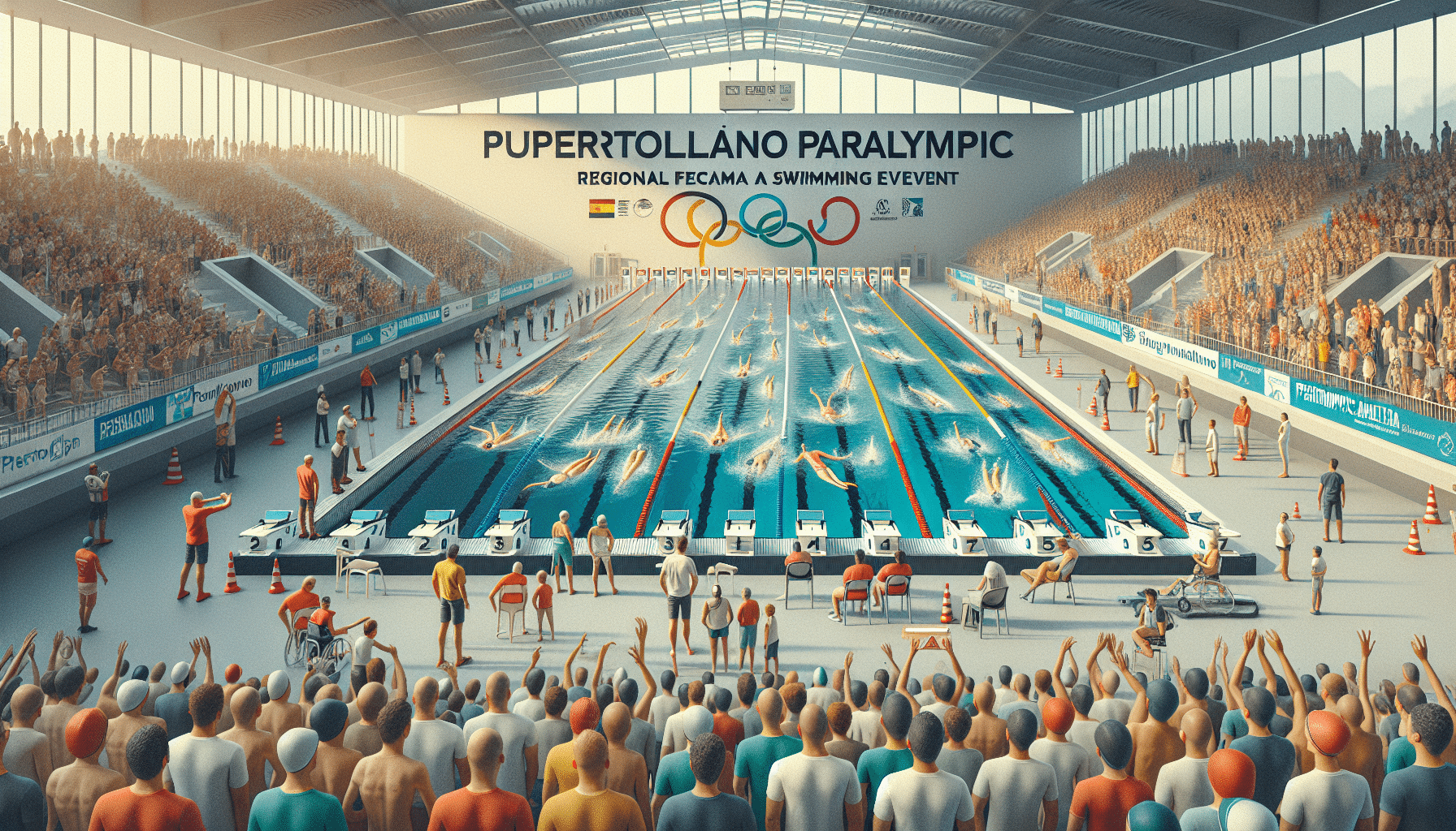 Paralímpico Puertollano brilla en el Regional de Natación FECAM 2025