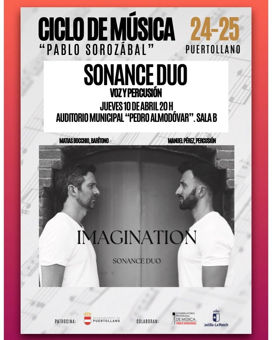 «Imagination»: La sinergia de Matías Bocchio y Manuel Pérez en el escenario con Sonance Dúo