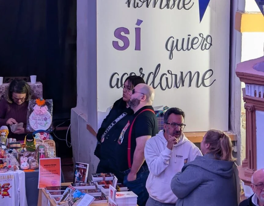 Gran éxito de la Feria del Libro de Bustares que se ha celebrado en Semana Santa