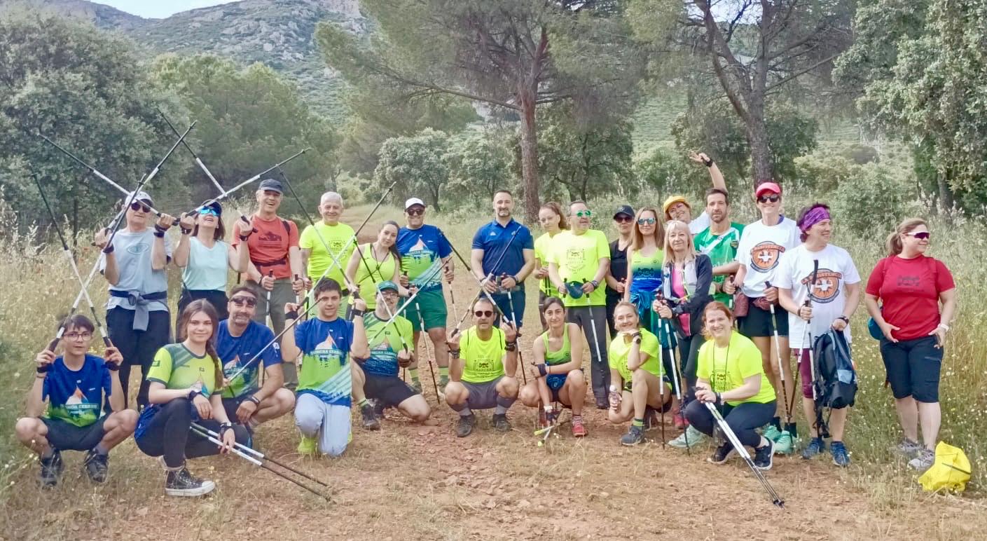 Inauguración de la Sección de Marcha Nórdica por la Asociación Toncha Cerros con Evento Participativo en la Dehesa Boyal de Puertollano