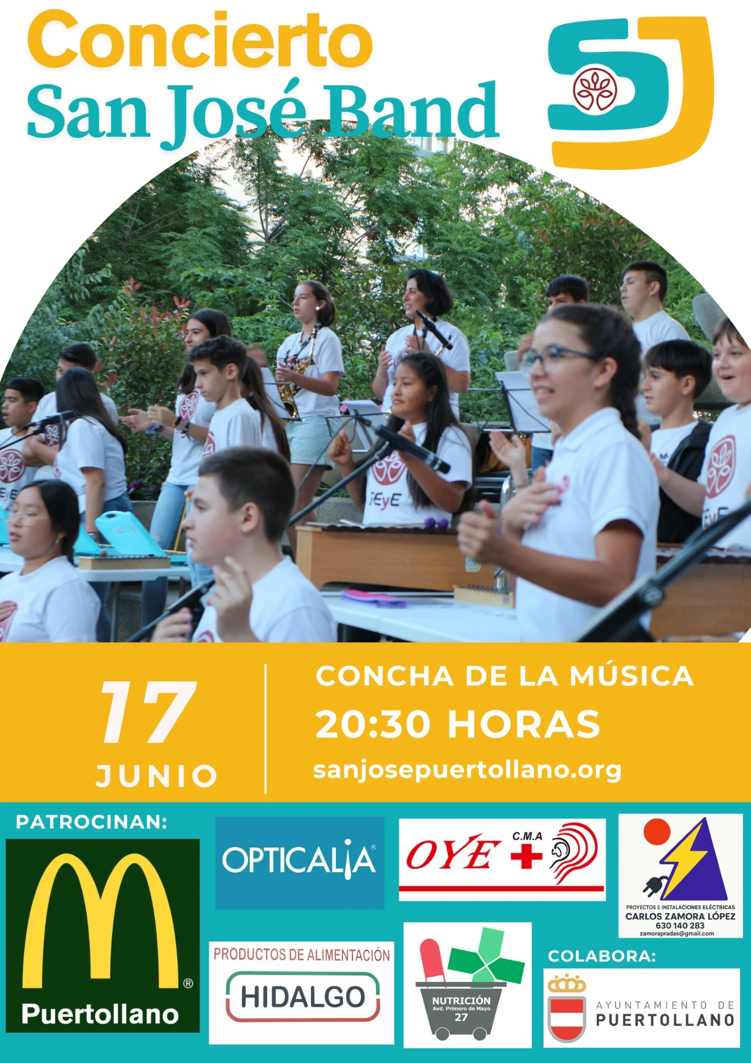 ¡La música conecta Puertollano! San José Band cierra el curso con un concierto que no te puedes perder