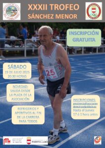 Atletismo Inunda El Poblado: La 32ª Edición del Trofeo Sánchez Menor se Celebra el 19 de Julio