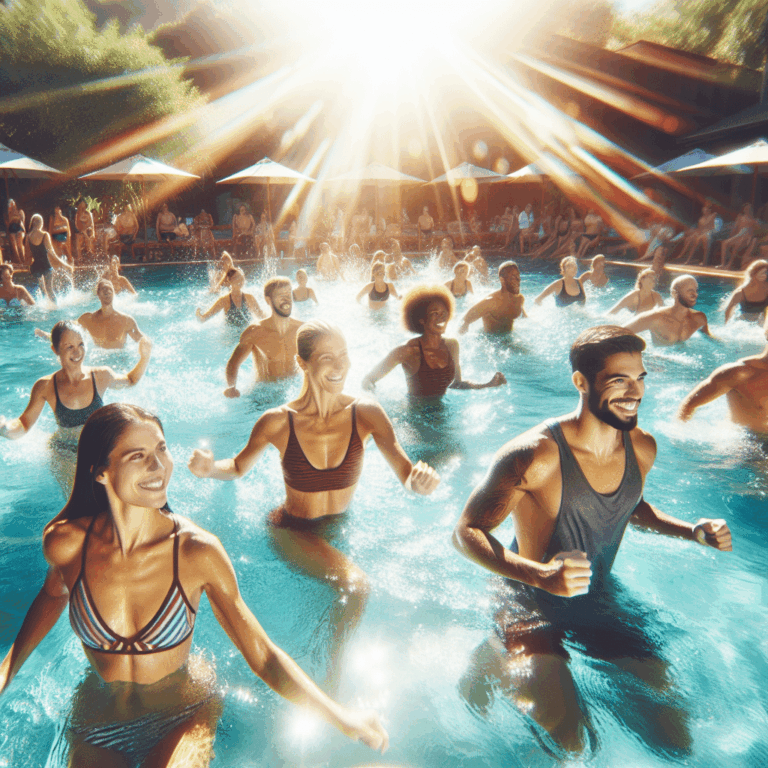 Culminan los cursos de aquafitness de verano en la piscina de Puertollano con éxito y diversión para todos los participantes