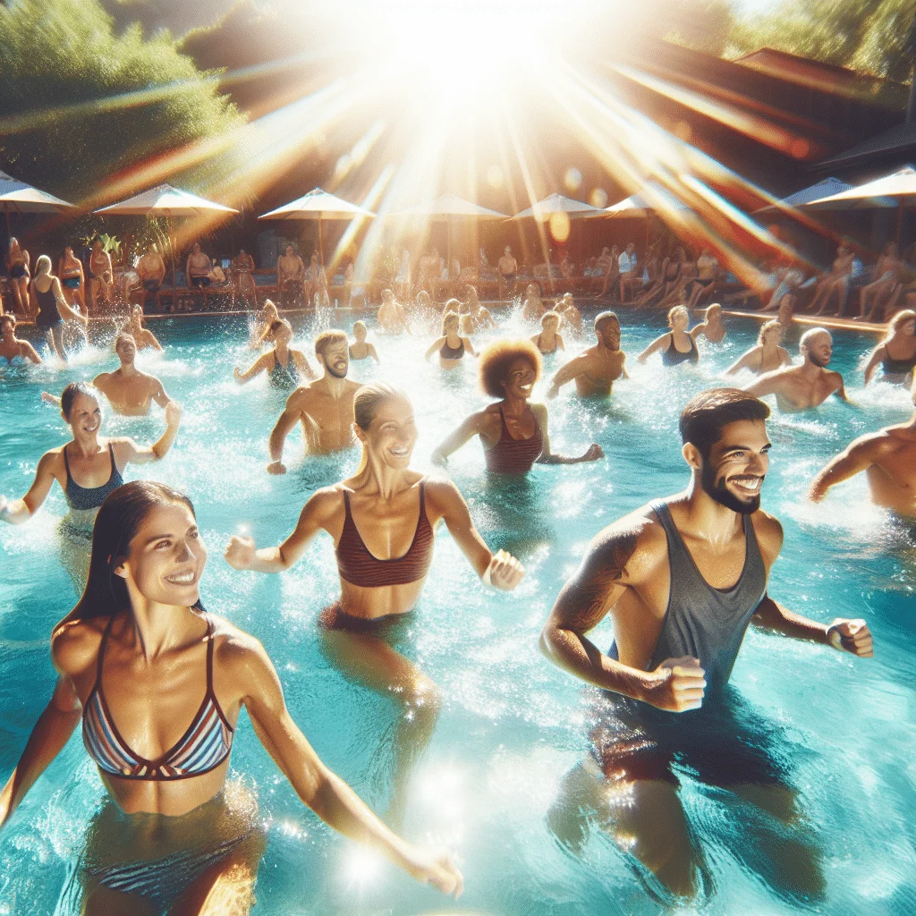 Culminan los cursos de aquafitness de verano en la piscina de Puertollano con éxito y diversión para todos los participantes