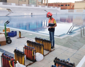 Despliegue de 50 efectivos de seguridad para garantizar la seguridad en los fuegos artificiales del 8 de septiembre