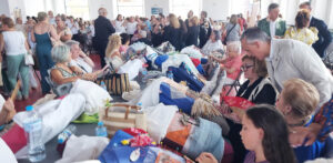 El Encuentro Nacional en ‘La Central’ aglutina a 500 encajeras en pro de la preservación de la artesanía tradicional