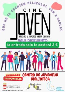 Iniciativa Cinematográfica Juvenil: El Ayuntamiento Lanza 1.000 Vales de Cine a 2 Euros para Niños y Jóvenes