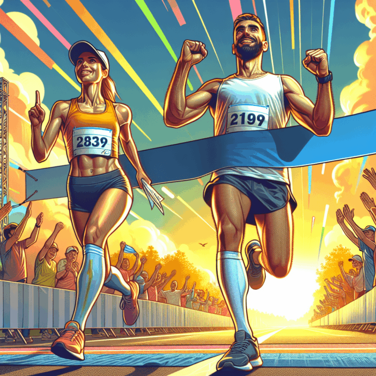 Triunfos de Pablo Sosa y Rosario García-Cervigón en la Media Maratón de Puertollano