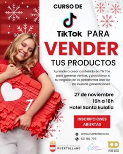 Aprovecha las plazas restantes para el taller de TikTok especializado en comercios locales