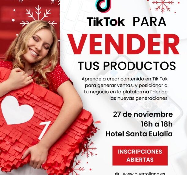 Jornada de Capacitación en Tik Tok para Negocios: Puertollano Impulsa la Presencia Digital de Comerciantes Locales
