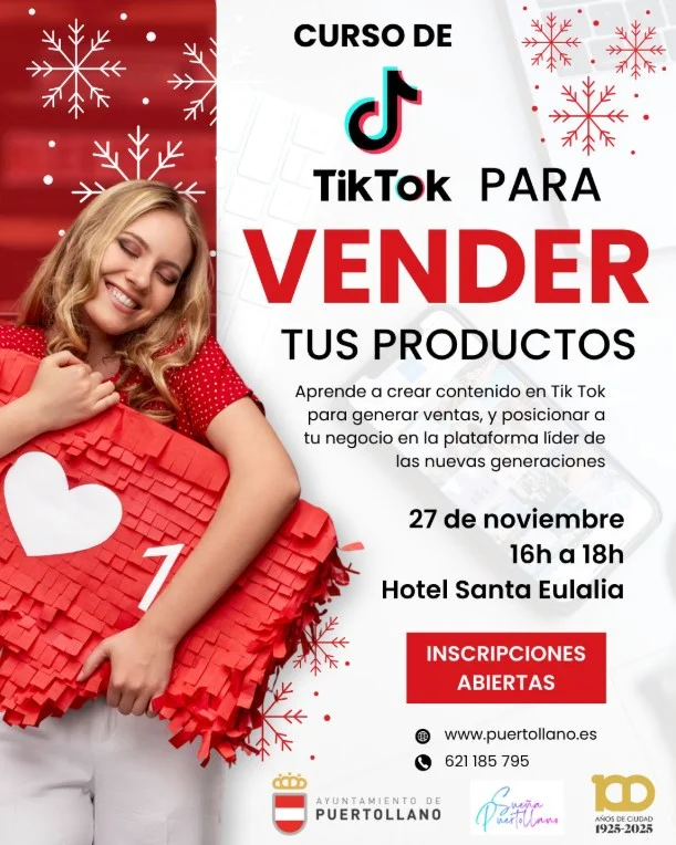 Jornada de Capacitación en Tik Tok para Negocios: Puertollano Impulsa la Presencia Digital de Comerciantes Locales