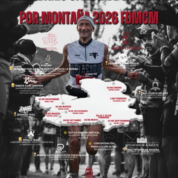 Calendario CXM 2026: La Federación de Deportes de Montaña de Castilla-La Mancha Impulsa el Corredor en Todas sus Provincias
