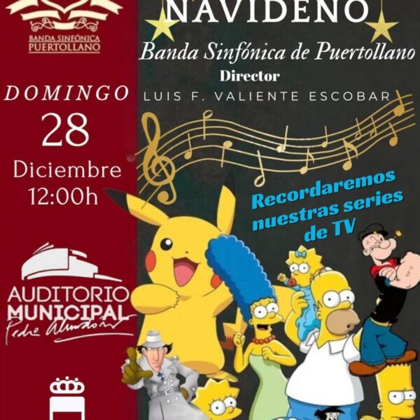 Concierto Navideño de la Banda Sinfónica: Un Viaje Musical por los Grandes Momentos de las Series Infantiles