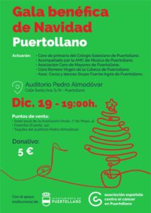 Concierto Solidario Navideño: La Banda de Música AMC, Grupo Fuente Agria y Coros Unidos por la Lucha Contra el Cáncer