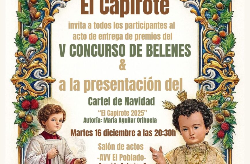 El martes El Capirote hará entrega de los galardones del concurso de belenes y revelará el cartel navideño oficial