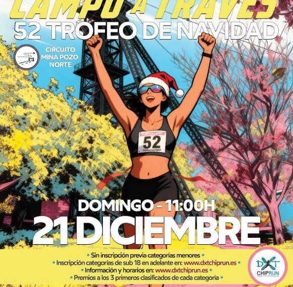 Puertollano será la sede del esperado Trofeo de Navidad de Campo a Través 2025 este domingo